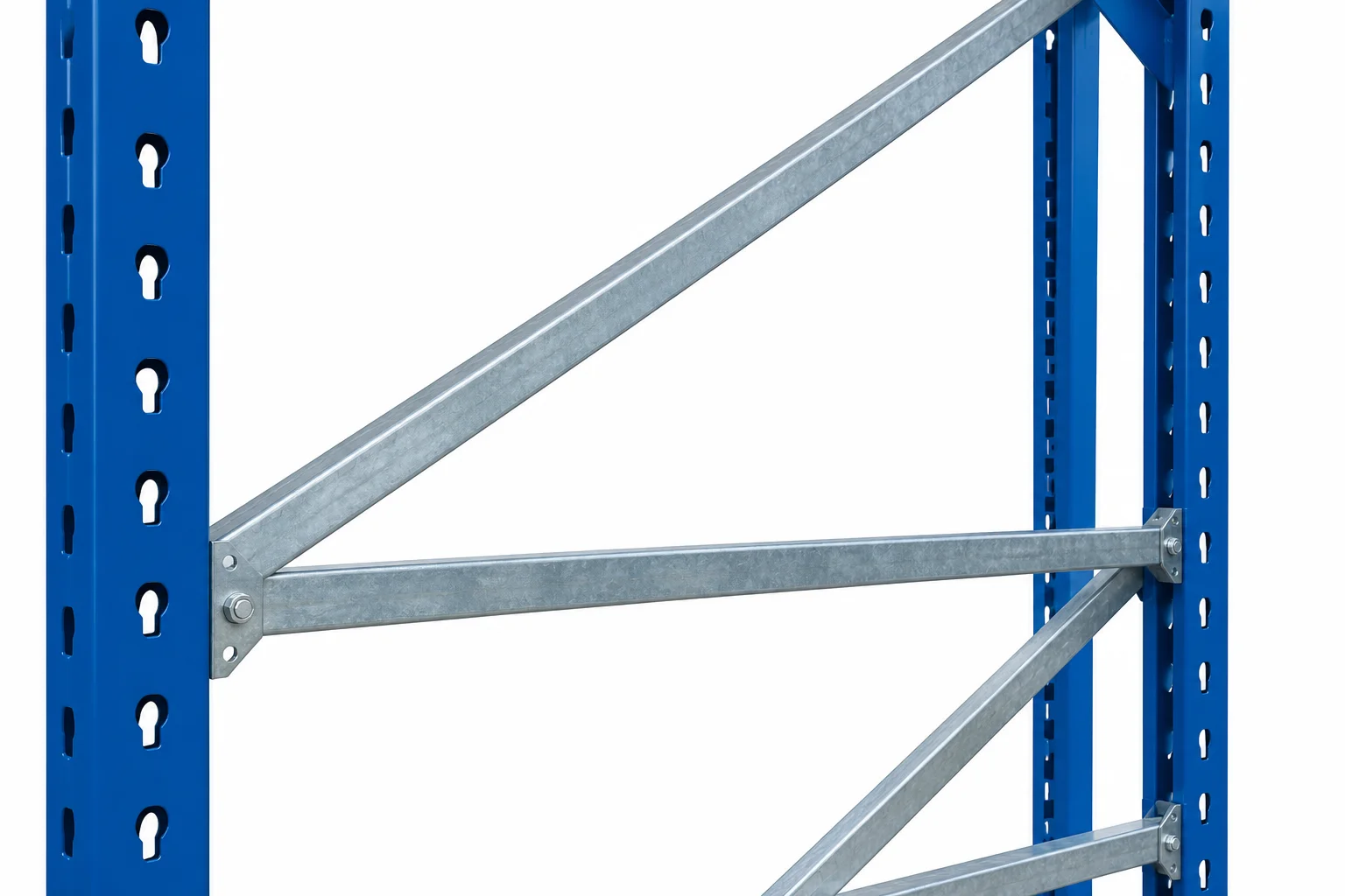 DIAGONAL AND HORIZONTAL BRACING